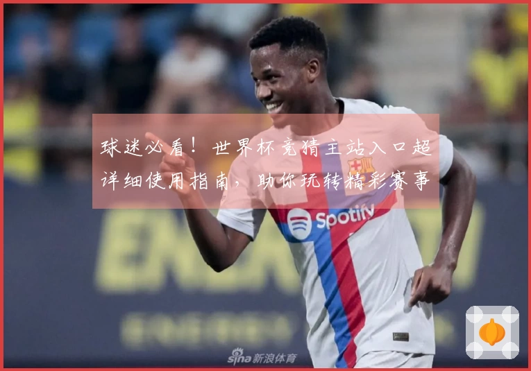 球迷必看！世界杯竞猜主站入口超详细使用指南，助你玩转精彩赛事